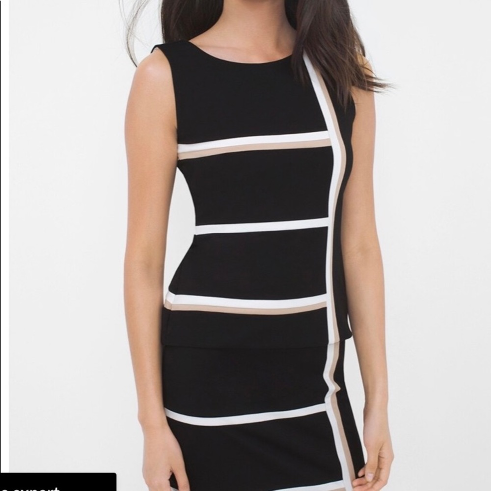 WHBM Striped Bodice & Coordinating Skirt, size 12